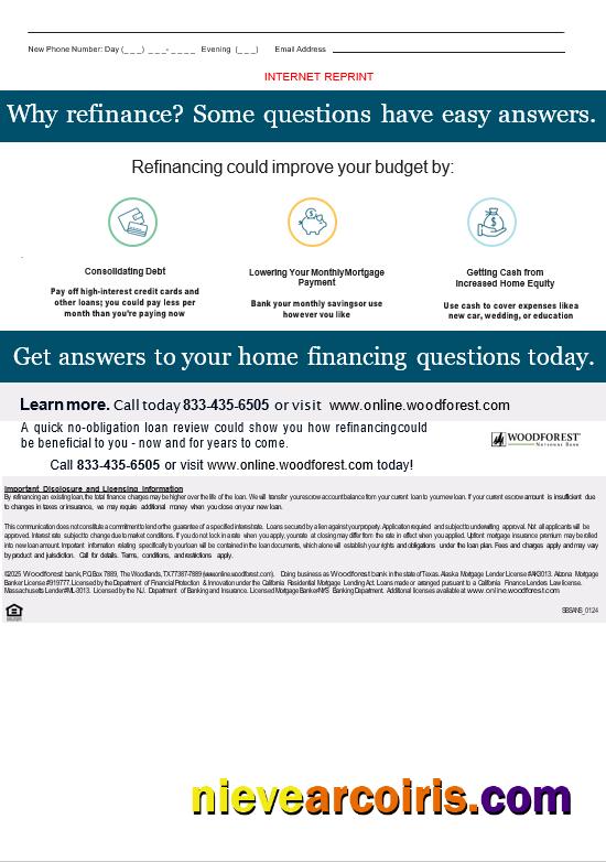 USA Woodforest bank mortgage statement, 3 pages 3
